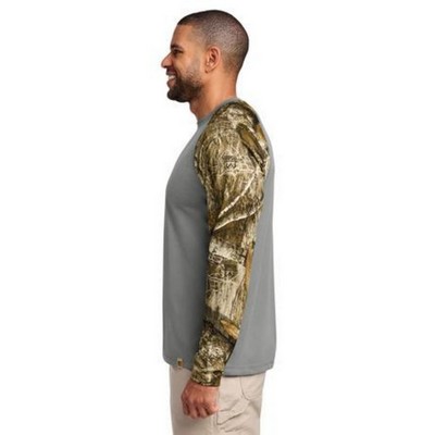 Russell Outdoors Realtree Colorblock Performance Long Sleeve Tee