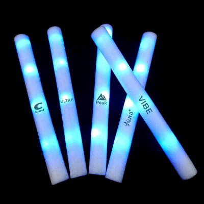 Customizable Foam Light Up Sticks 16"