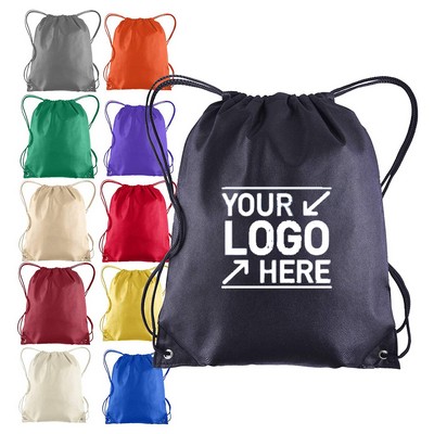Water-Resistant Non-Woven Polypropylene Drawstring Sports Pack