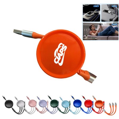 3-in-1 Retractable Charging Cable