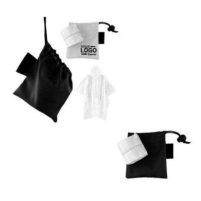 RPET Rain Poncho Lightweight Waterproof Disposable Raincoat