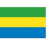 2'x3' Gabon U.N. Nylon Outdoor Flag - Style A