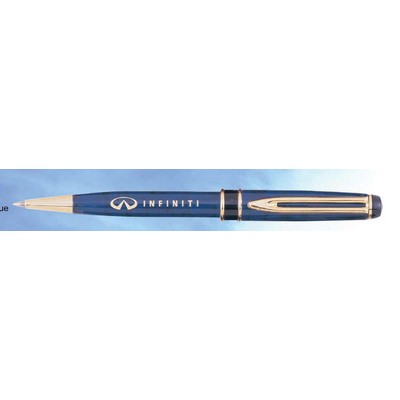 Marbleized Ball Point Pen w/22 Karat Gold Tip