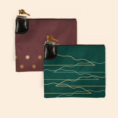 10.5"x9" Laminated Nylon Night Deposit Bag w/Standard Swing Lock