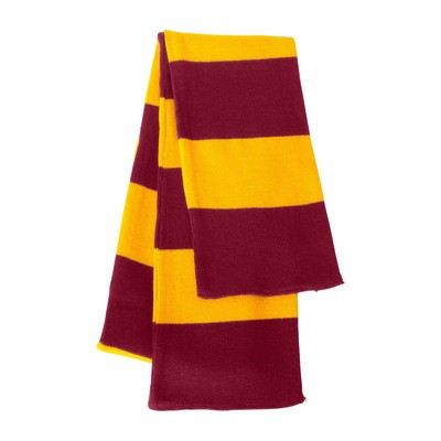 Sportsmanª Rugby Knit Scarf (Embroidered)