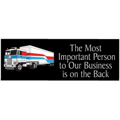 Semi Truck Panoramic Photo Hand Mirror (1 5/8"x4 5/8")