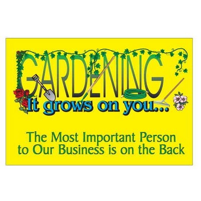 Gardener Slogan Photo Hand Mirror (2"x3")