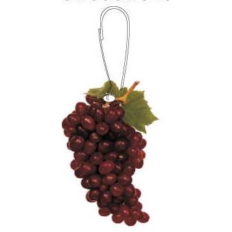 Purple Grapes Zipper Pull