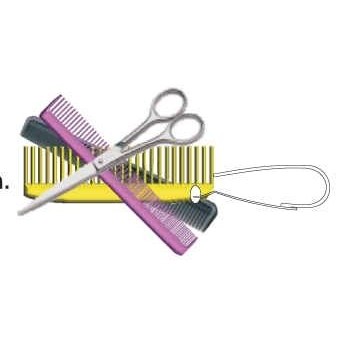 Beautician Combo Zipper Pull