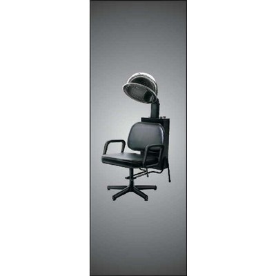 Hair Dryer Chair Panoramic Metal Photo Magnet