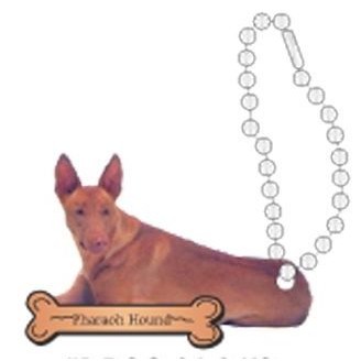 Pharaoh Hound Dog Promotional Key Chain w/ Black Back (3 Square Inch)