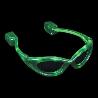 Green LED Eyeglasses