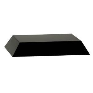 Black Optical Crystal Base (1"x6")