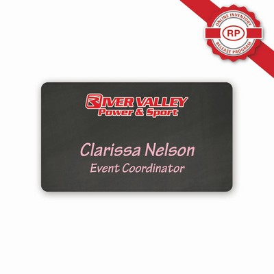 Laminated Name Badge (2"x3.5") Rectangle - No personalization included
