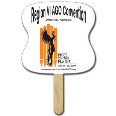 Hourglass Stock Shape Mini Fan