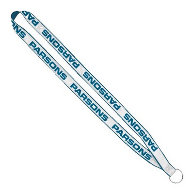 IMPORT 3/4" Polyester Lanyard with Screen Printed Ribbon