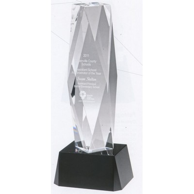 Small Optical Crystal Monarch Award