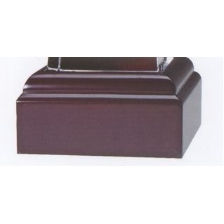 Small Wooden Base for Small Grooved Obelisk