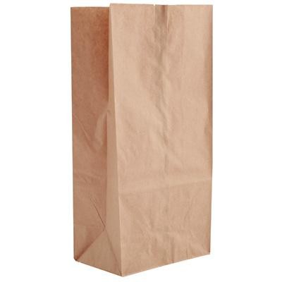 Natural Kraft SOS 20 Lb. Grocery Bag (8 1/4"x5 1/4"x16")