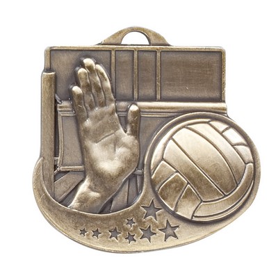 "Volleyball" Star Blast Medals - 2"