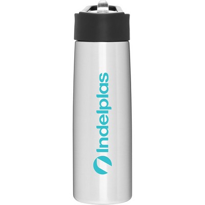 24 oz h2go Hydra Water Bottle (Stainless)