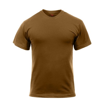 Cotton/Polyester Brown Military T-Shirt (2XL)