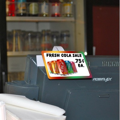 Rectangle Vinyl Shelf Dangler (Full Color)