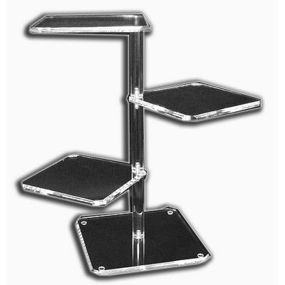 Beveled Three-Shelf Towers (19 1/2"x17 1/4"x10")