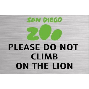 Deluxe Custom Plastic Sign (100 to 125 Sq. Inch)