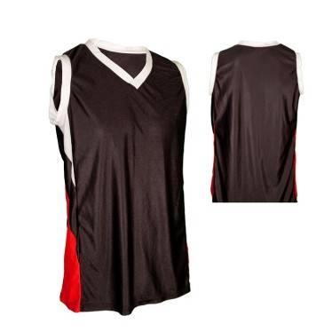 Youth Cool Mesh Multi Sport Jersey Shirt w/ Contrast Slant Stripe Side