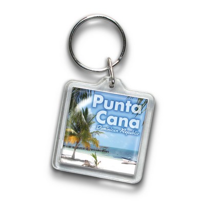 Square Acrylic Key Tag (1.5"x1.5")