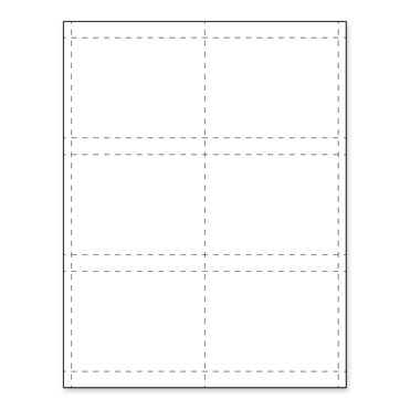 Classic Paper Name Tag Insert - Blank (4"x3")