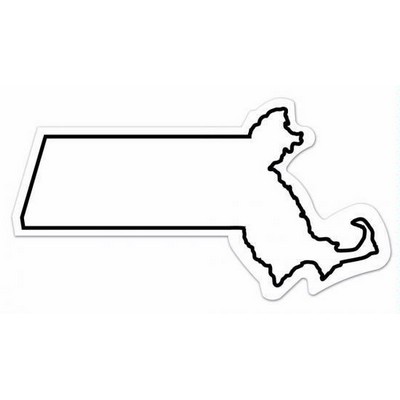 Massachusetts State Shape Magnet - Full Color