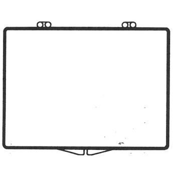 Rigid Clear Hinged Plastic Box (4 1/2"x1 3/4"x1 1/2")