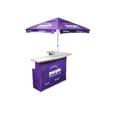 Instent Portable Bar & Umbrella w/Full Dye Sublimation Printing