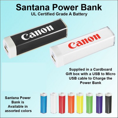Santana Power Bank - 2000 mAh