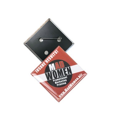 USA Made Diamond Celluloid Button (2")