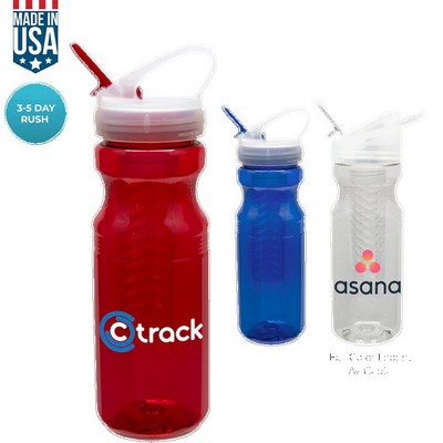 24 Oz Polyclear Fruit Fusion Water Bottle