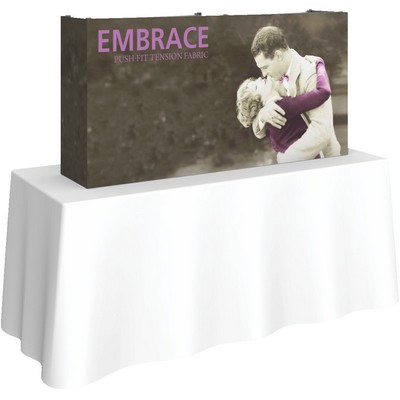 Embrace 5' Push-Fit Tabletop Display & Full Fitted Graphic