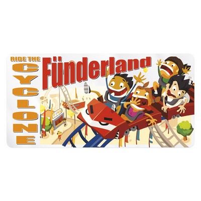 Rectangle Sticker | Round Corners | 4" x 8" | Clear Static | Static Face | Digital