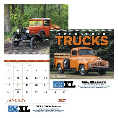 Good Value™ Treasured Trucks - Spiral Calendar