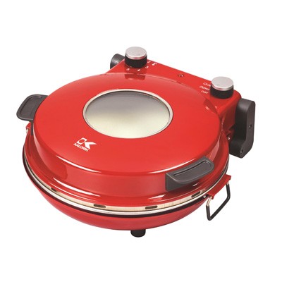 Red High Heat Stone Pizza Oven