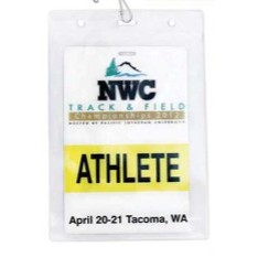 Holder - Vertical - Slot & Chain Holes: OUTER- 5.0" X 7.50" INSERT- 4.75" X 6.50"