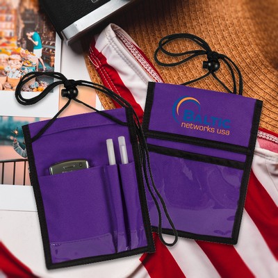 ID Me 3 Multi-pocket Badge Holder/Passport Pouch