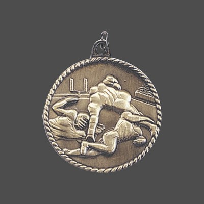 Gold Football Medal (2")