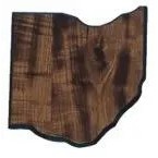 Ohio State Shaped Plaque (10½"x11½")