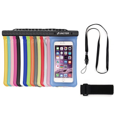 5.8'' Inflatable Float Waterproof Bag w/Arm Band