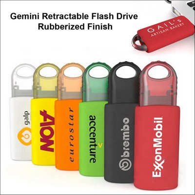 Gemini Retractable Flash Drive - 32GB Memory