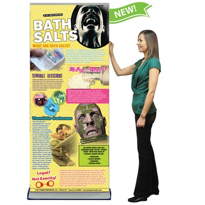 Bath Salts Retractable Banner