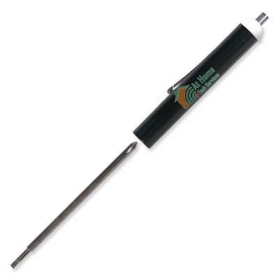 Pocket Screwdriver - Reversible 2.5mm Tech & #0 Phillips Blade w/Magnet Top